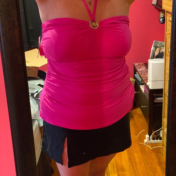 Last One! :) Michael Kors Tankini Hot Pink! NWT! - Picture 7 of 7